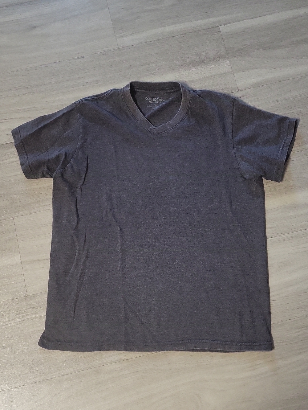Men's V-Neck Short Sleeve Tee - Charcoal Gray